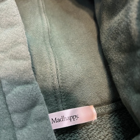 Madhappy Men Green‎ Heavy Thick Cotton USA Preppy Skater Hoodie Sweater-LRG-XXXX - Picture 9 of 12